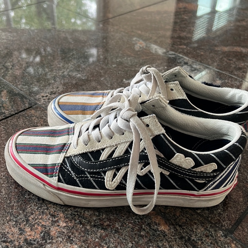 Old Skool Vans. Multiprint and color. Can match anything! Unisex.